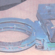 Restos del collar bomba de Wells. Wikimedia Commons